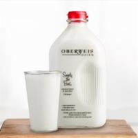Whole White Milk · Oberweis Whole • 1/2 gallon includes $2.00  glass bottle deposit)