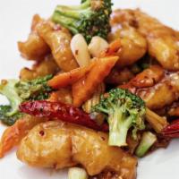 General Tso'S Chicken · Breaded chicken, broccoli, pineapple and carrot.