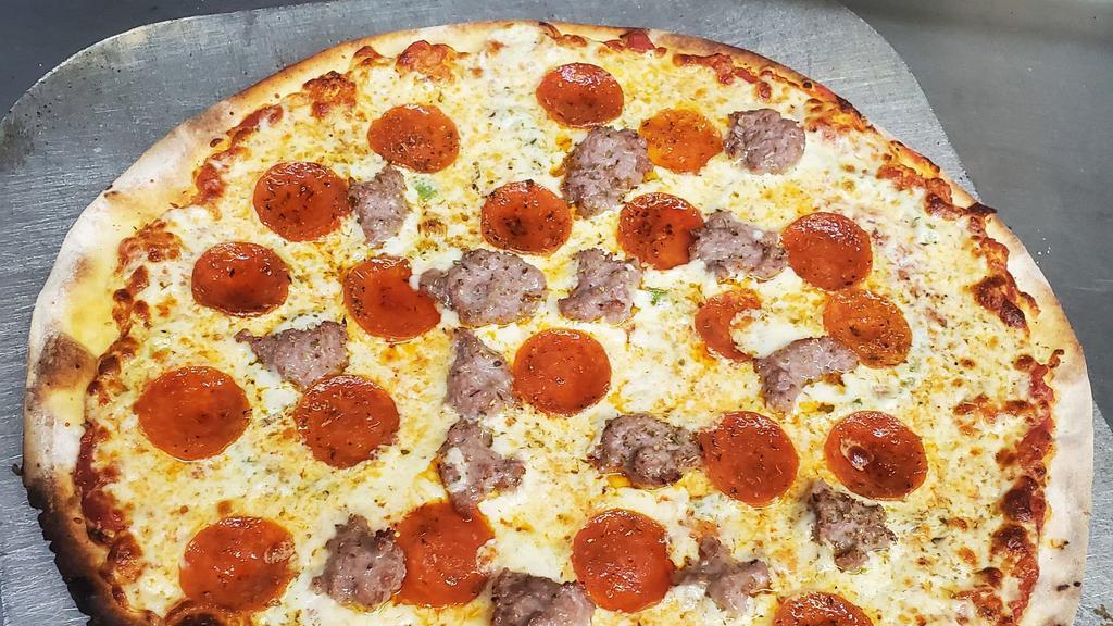 Thin Crust Pizza · Voted best in McHenry County! Teresa's 30 year recipe for her handmade crust and  sauce separate her thin crust pizza from everyone else! Flaky, crispy thin crust pizza with your choice of toppings.