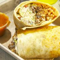 Super Burrito · Double the size as our traditional burrito.
