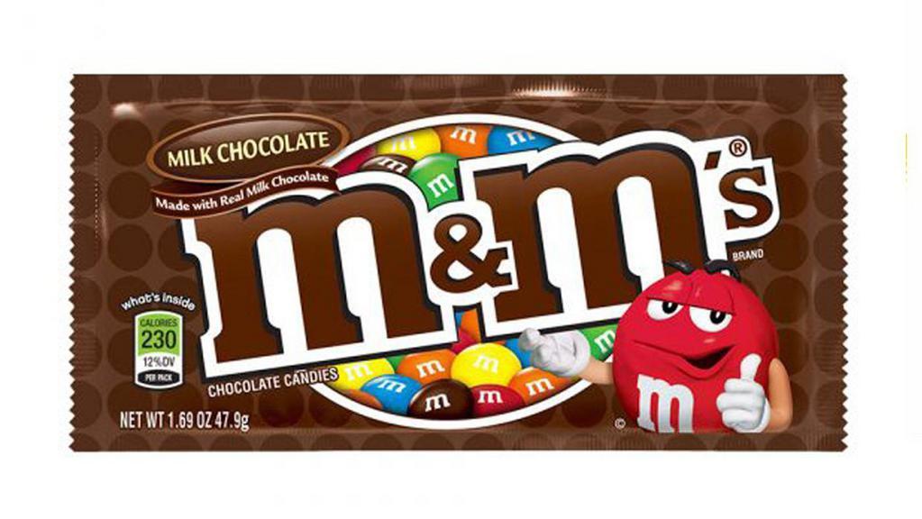 M&Ms Milk Chocolate Candy · Made with real milk chocolate and colorful candy shells, M&M'S Milk Chocolate Candies are a delicious classic and crowd favorite. 1.69 oz