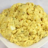 Egg Salad · A classic egg salad with a touch of mustard, celery and onion, in a deliciously simple mayon...
