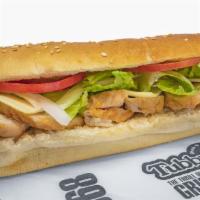 Turkey Breast & Cheese Sub · Served cold or grilled with succulent 98% fat-free turkey with mayonnaise. oinons,lettuce,to...