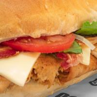 Regular Chicken Club · Fat-free chicken, bacon, cheese, onions, lettuce, tomatoes and mayo.