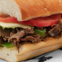 Large Pepper, Steak N' Cheese · Steak, cheese, green peppers, onions, lettuce, tomatoes, tubby's famous dressing.