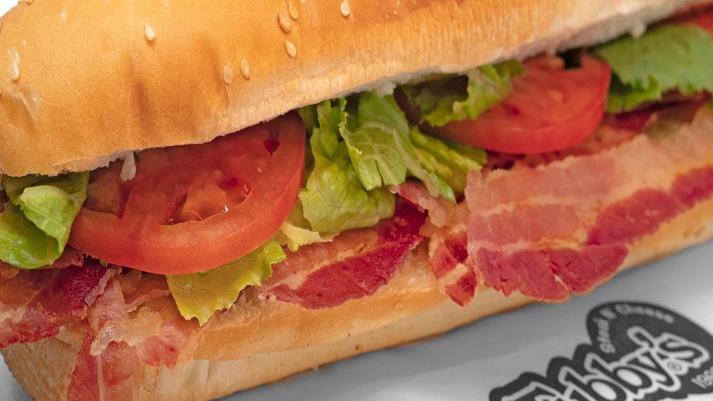 Large B.L.T. · Bacon, lettuce, tomatoes, mayo.