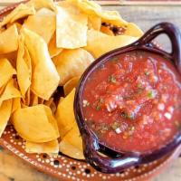 Salsa & Chips · 1/2 order.
6oz salsa