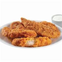 Buffalo Chicken Tenders  · Buffalo chicken tenders (3 or 5 piece) with the option to add a sauce.