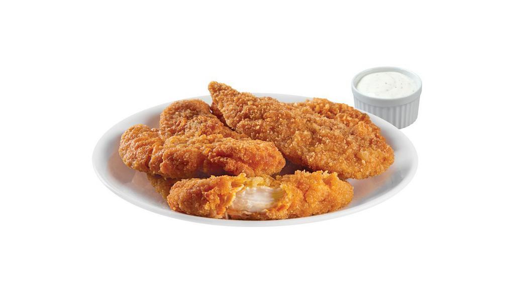 Buffalo Chicken Tenders  · Buffalo chicken tenders (3 or 5 piece) with the option to add a sauce.