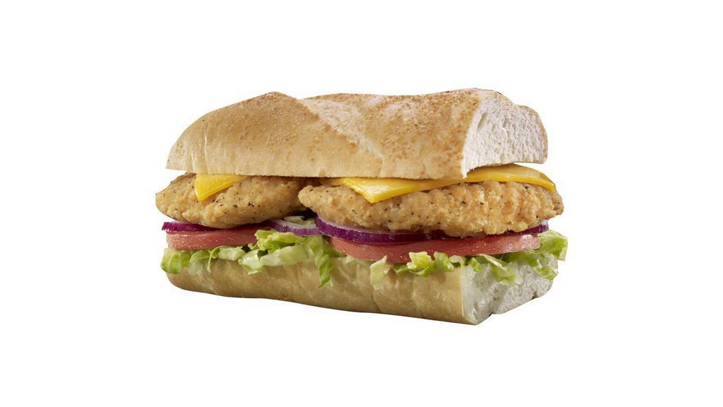 Build Your Own Crispy Chicken Sandwich · Crispy chicken with your choice of buns, cheese, toppings, and condiments.