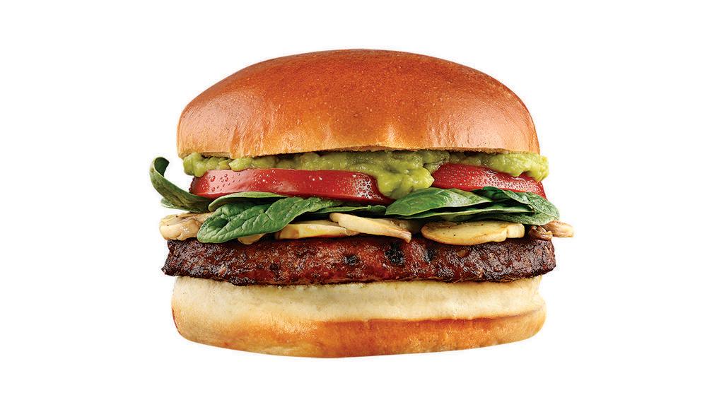 Impossible Burger · A plant based burger on brioche bun.