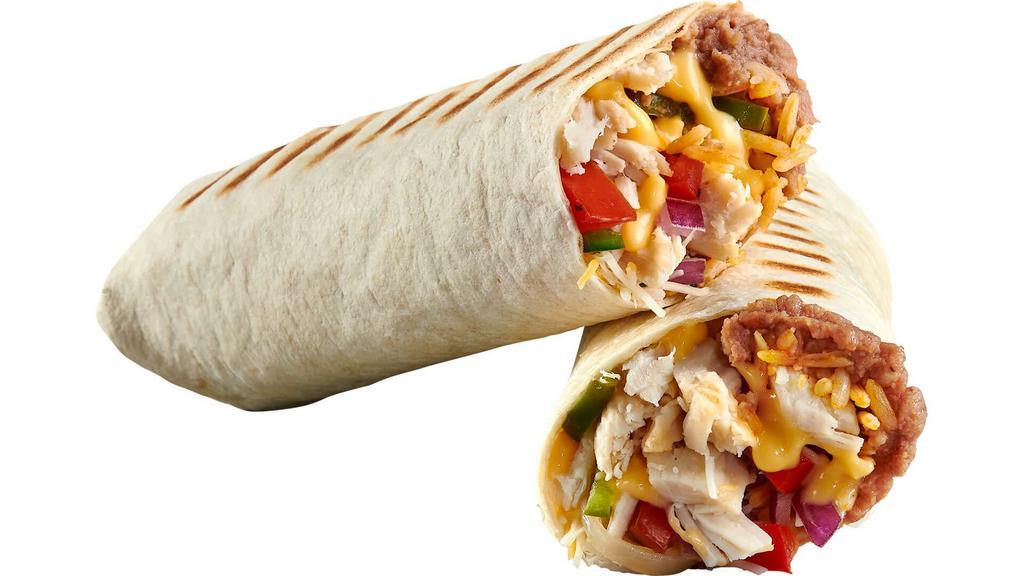 Chicken Burrito
 · Rolled burrito with grilled chicken and your choice of fillings.