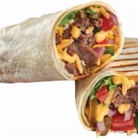 Steak Burrito · Rolled burrito with grilled chicken and your choice of fillings.
