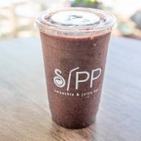 Head Berry In Charge (Hbic) · Acai­ berry, blueberry, strawberry, raspberry, banana, spinach.