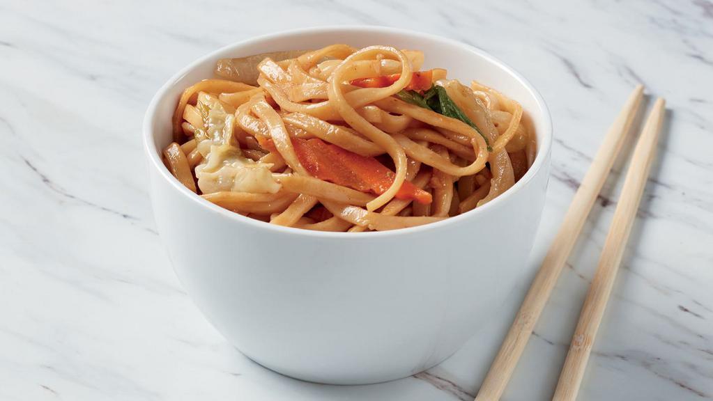 Plain Lo Mein · Soft Chinese noodles tossed with selected vegetables seasoned with Mongolian sauce. 870 cal./ 1730 cal.