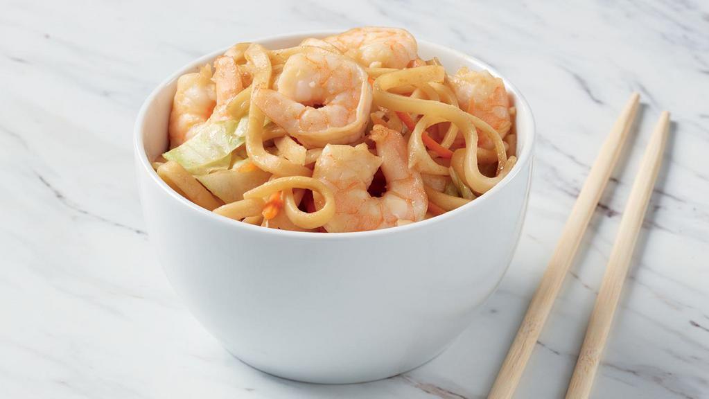  Shrimp Lo Mein  · Soft Chinese noodles tossed with shrimp, cabbage, onions, carrots and  Mongolian sauce. 780 cal./1560 cal.