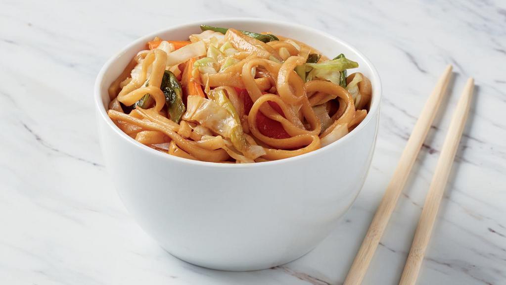  Vegetable Lo Mein  · Soft Chinese noodles tossed with cabbage, onions, carrots and  Mongolian sauce. 870 cal./1730 cal.