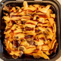 Gyro Cheese Fries (Small) · Regular Gyro Cheese Fries ( Does not come with Flavor bees Sauce)