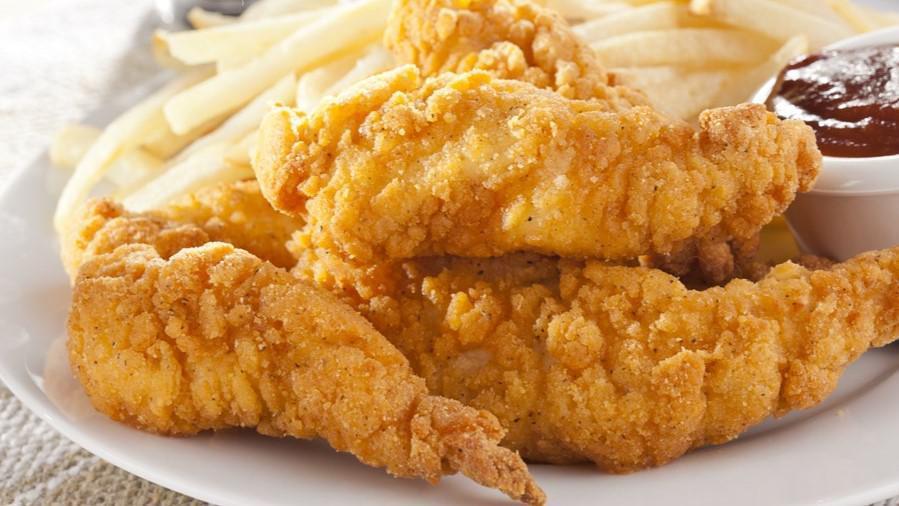 Chicken Tenders (4) · With a choice of dipping sauce.