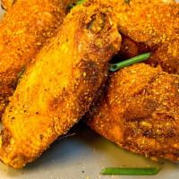 Old Bay Dry Rub Wings · The odds are that you’ve had Old Bay on fish before, but have you ever had it on chicken win...