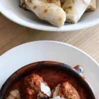 Meatballs · Red Sauce, Shaved Parm