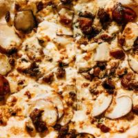 Elliot'S Pie · White Sauce, Pancetta, New Potatoes and Gorgonzola