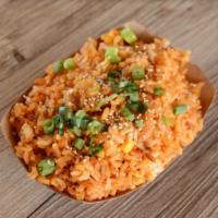Kimchi Fried Rice · Fried rice with made with Kimchi Slaw. Kimchi slaw is our version of coleslaw made with a Da...