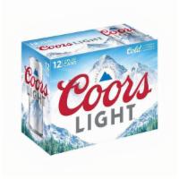 Coors Light 12Pk · Coors Light is a natural light lager beer that delivers Rocky Mountain cold refreshment with...