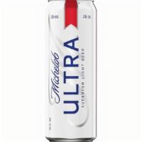 Michelob Ultra 25Oz Can · Michelob ULTRA is the Superior Light Beer brewed for those who understand that it's only wor...