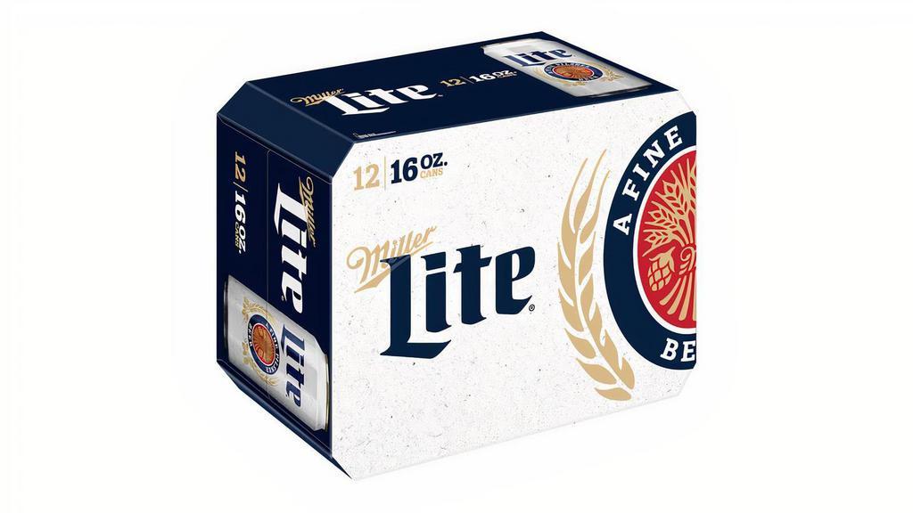 Miller Lite 12Pk · Back in 1975 we didn’t just brew any light beer—we brewed Miller Lite, a true American Pilsner. It tasted great. It was less filling. It was the original light beer. And that was no accident.