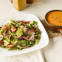 Soup & Salad Combo · Choice of one half salad and one bowl of soup