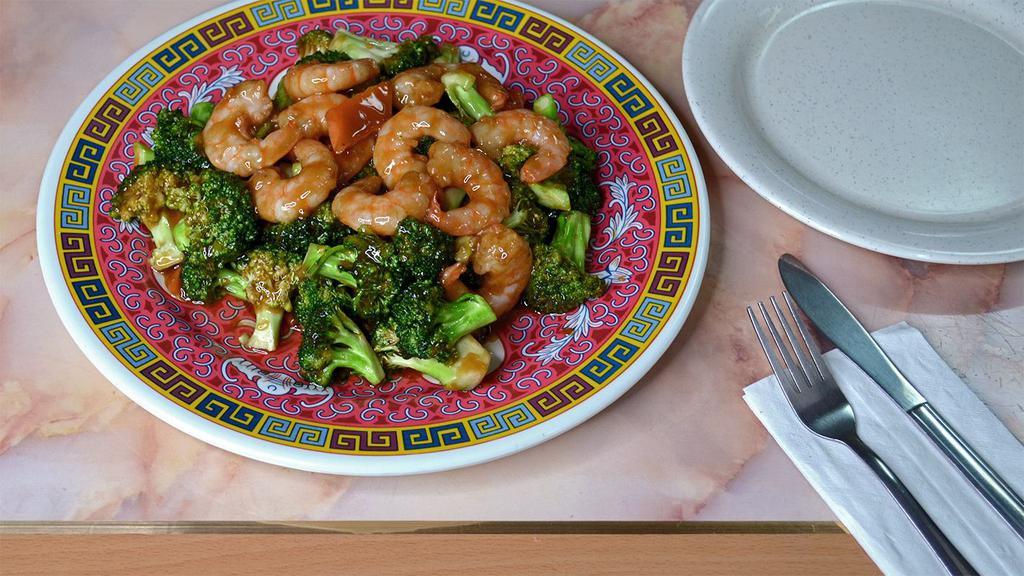 Shrimp With Broccoli · With pork fried rice no veg and pork egg roll.