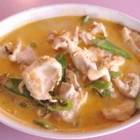 Panang · Green peppers in panang curry sauce.