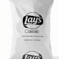 Large Bag Of Chips · 160 calories. A shareable bag of classic lay's potato chips.