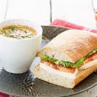 Cup Of Soup + Sandwich Special · Soups may vary inquire before ordering