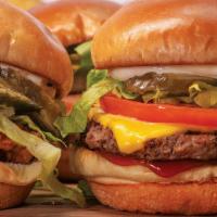 Savvy Big Signature 3 Pack · 3 Savvy Big Signature Sliders, Comes with Savvy Sauce, Grilled Onions, Lettuce, American Che...
