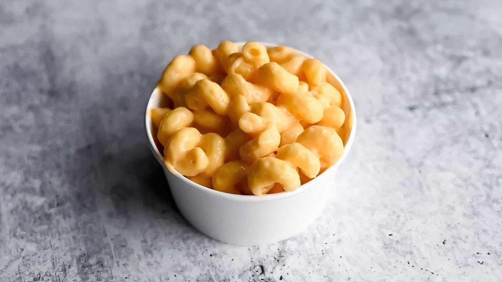 Mac & Cheese · Cavatappi in a creamy, rich, super cheesy sauce