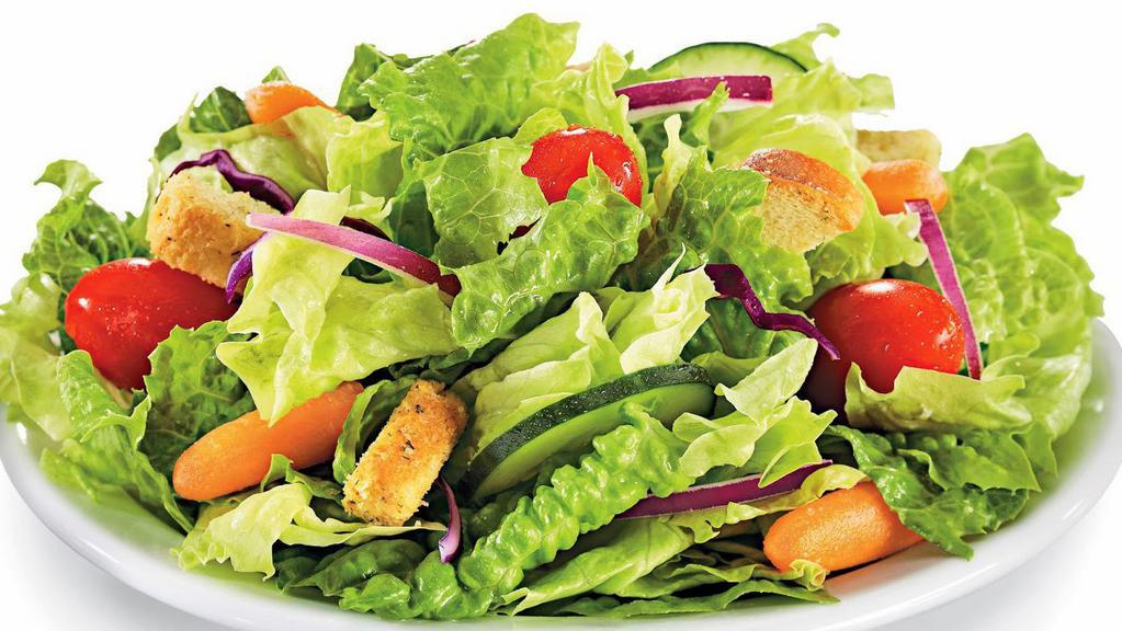 Kachumber Salad - Garden Green Salad · Fresh sliced tomatoes, bell peppers and romaine lettuce served in vinegar, olive oil and black pepper.