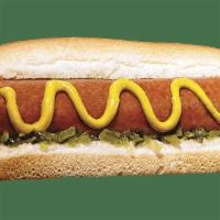 Hot Dog · 100% beef. So good you’ll think you’re at a baseball game on a warm summer day!