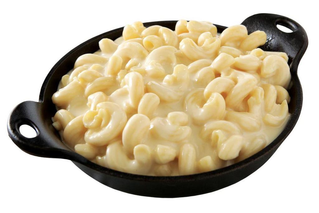 Mac N' Cheese · Macaroni covered in creamy white cheddar sauce