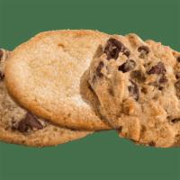 Cookies · Freshly baked Chocolate Chip, Sugar, or Royale Cookies