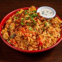 Classic Biryani · Classic biryani flavored with fresh herbs and spices infused into fragrant rice. Served with...