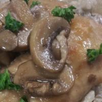 Chicken Marsala · For the mushroom lovers. The chicken marsala is a traditional Italian dish made with Marsala...