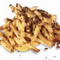 Bacon Cheese Fries · Large portion of Signature Fresh-Cut Fries with our house-made cheese sauce and bacon