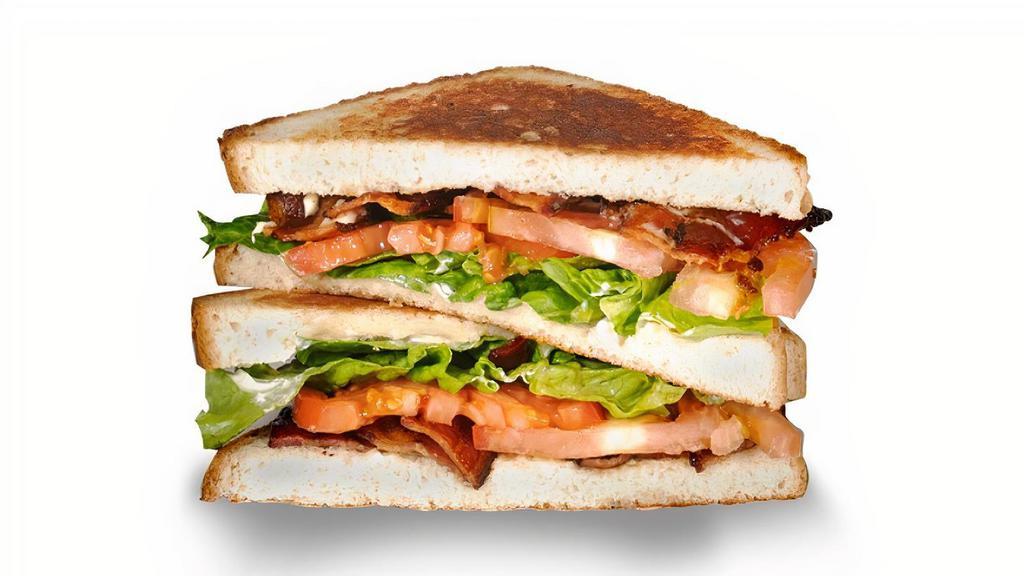 Blt · Bacon, mayonnaise, lettuce, tomato on country white bread