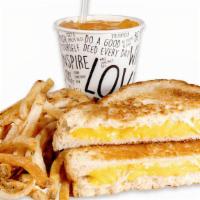 Grilled Cheese Meal · Choice of cheese on country white bread. Includes choice of side (junior portion of Signatur...