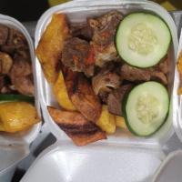 Goat Meat Bbq(Asun) · spicy goat meat
