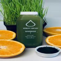 Warrior 1 · Orange, Wheatgrass, Spirulina.

Warrior 1 was designed to help your body and mind feel and p...