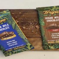 Vegan Chocolate Bar · delicious vegan chocolate crunch bars made of our famous milk less chocolate. Nut free. Glut...
