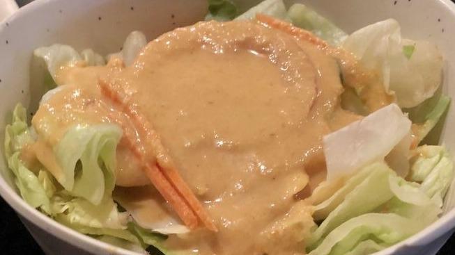 Kani Salad · Crab meat caviar, cucumber mix w/ mayonnaise.